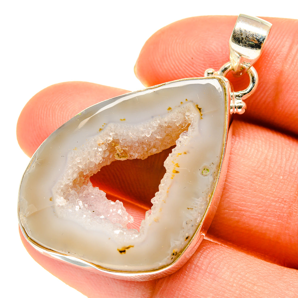 Geode Slide Pendants handcrafted by Ana Silver Co - PD760571
