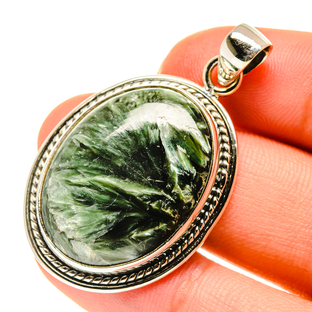 Seraphinite Pendants handcrafted by Ana Silver Co - PD760575