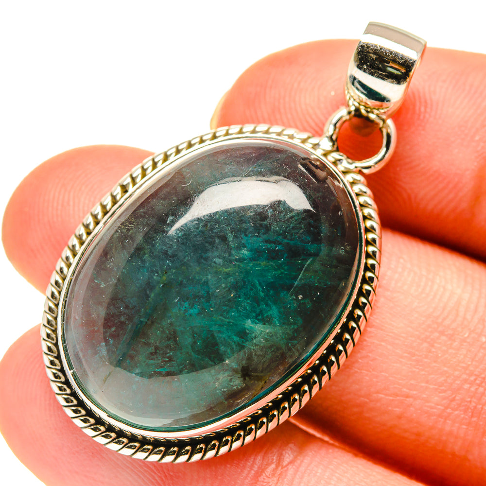 Blue Fluorite Pendants handcrafted by Ana Silver Co - PD760579