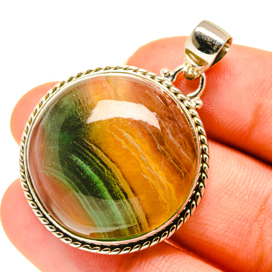 Fluorite Pendants handcrafted by Ana Silver Co - PD760584