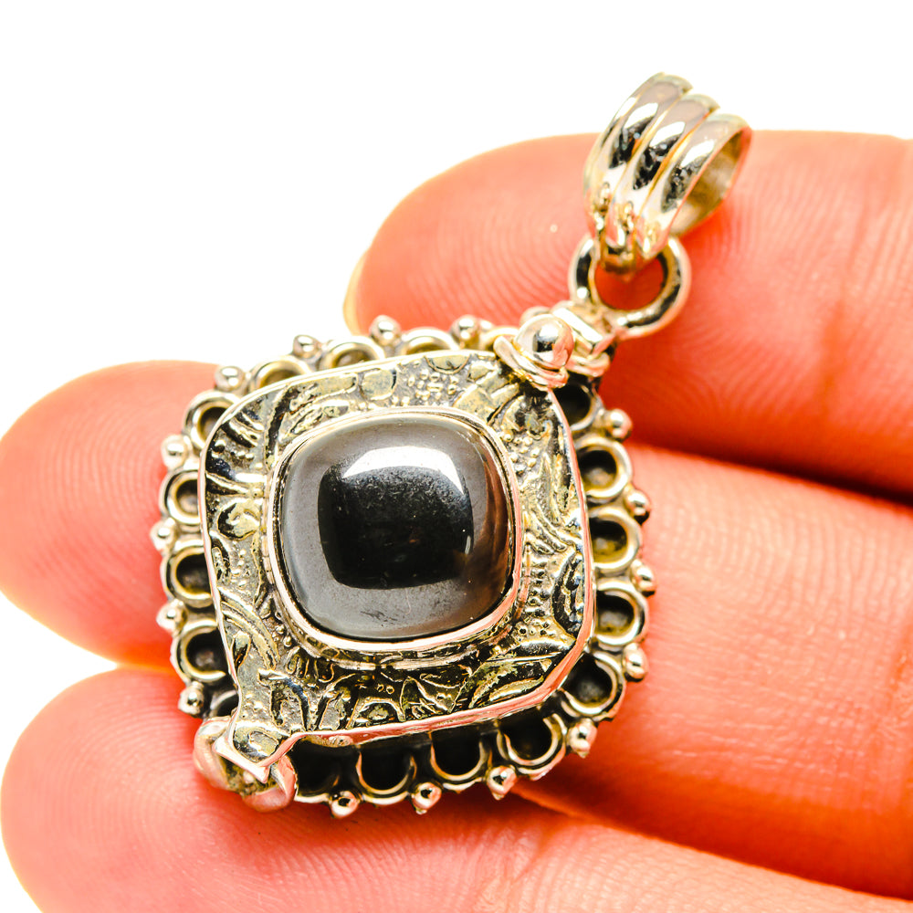 Hematite Pendants handcrafted by Ana Silver Co - PD760591