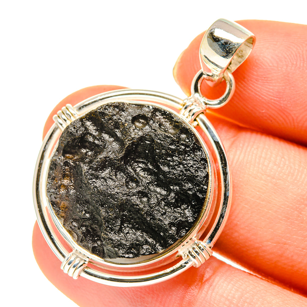 Tektite Pendants handcrafted by Ana Silver Co - PD760598