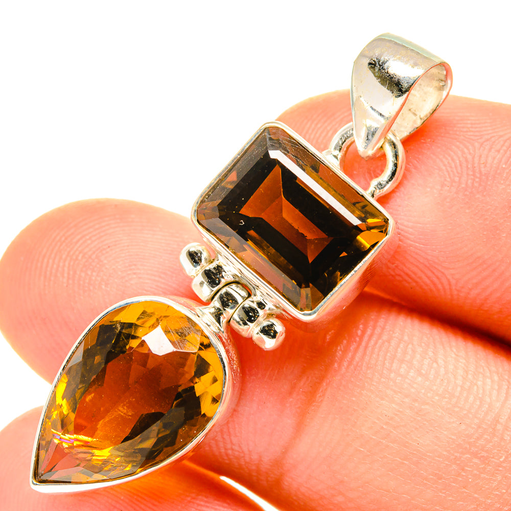 Citrine Pendants handcrafted by Ana Silver Co - PD760599