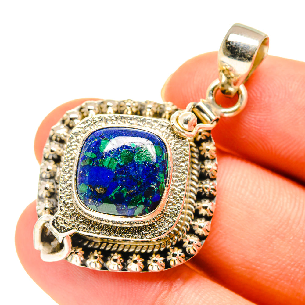 Azurite Pendants handcrafted by Ana Silver Co - PD760600