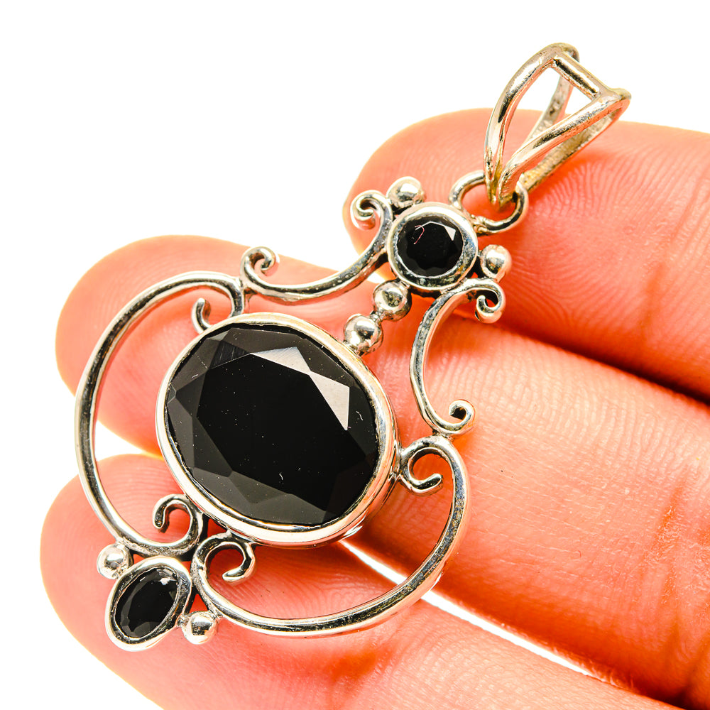 Black Onyx Pendants handcrafted by Ana Silver Co - PD760603