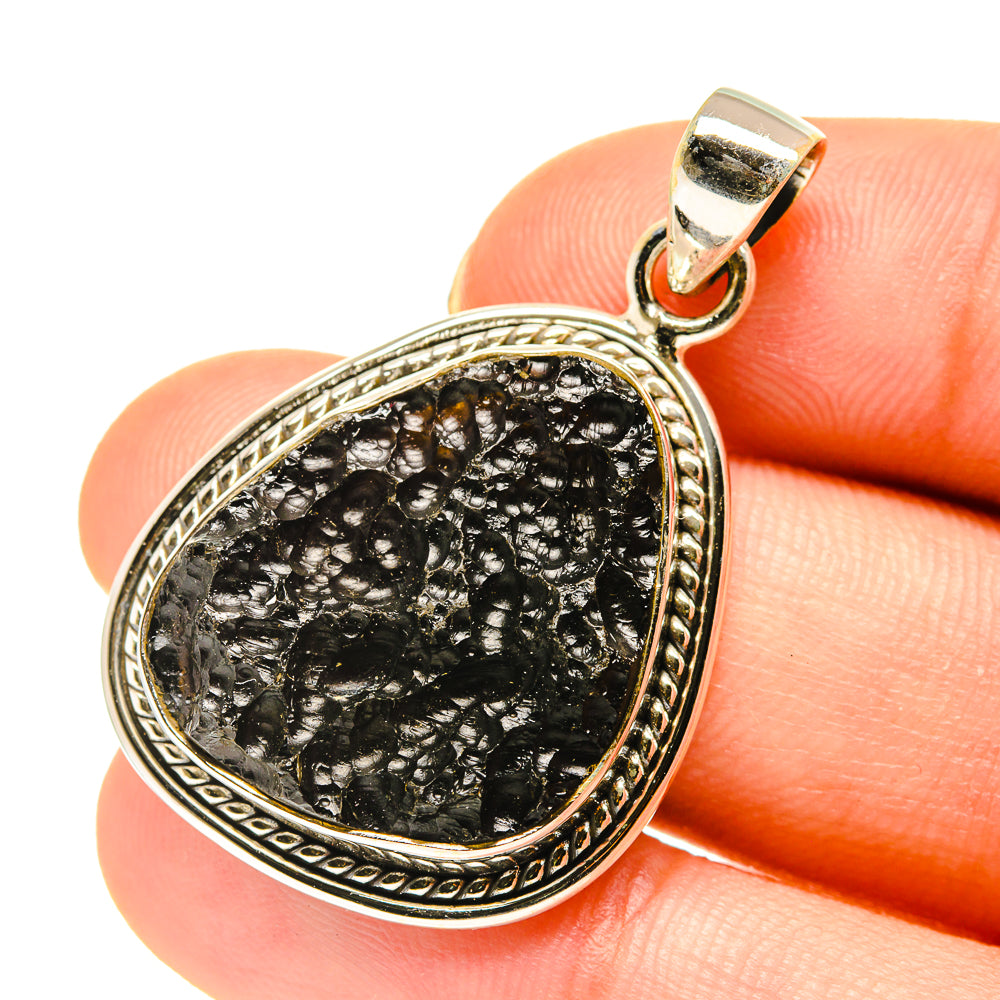 Tektite Pendants handcrafted by Ana Silver Co - PD760605
