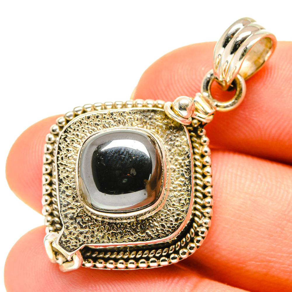 Hematite Pendants handcrafted by Ana Silver Co - PD760606