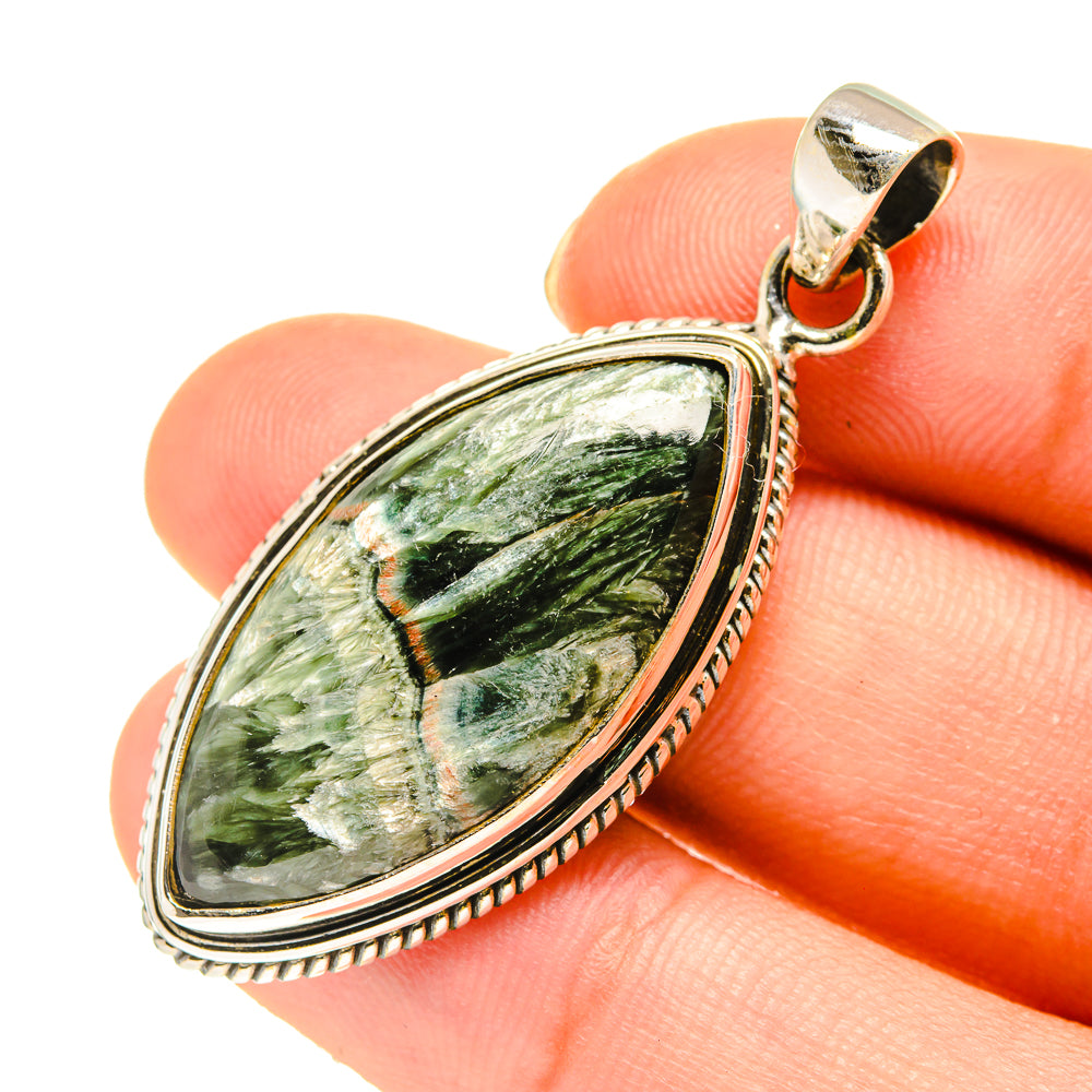 Seraphinite Pendants handcrafted by Ana Silver Co - PD760609