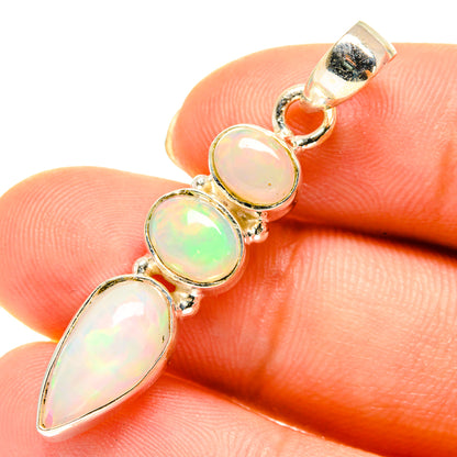 Ethiopian Opal Pendants handcrafted by Ana Silver Co - PD760616