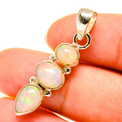 Ethiopian Opal Pendants handcrafted by Ana Silver Co - PD760617