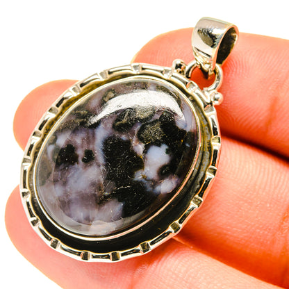 Gabbro Stone Pendants handcrafted by Ana Silver Co - PD760619