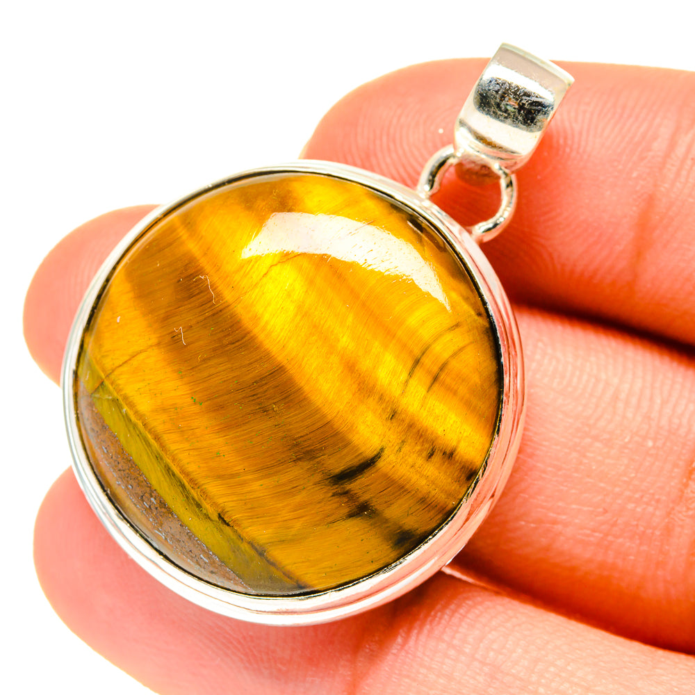 Tiger Eye Pendants handcrafted by Ana Silver Co - PD760620