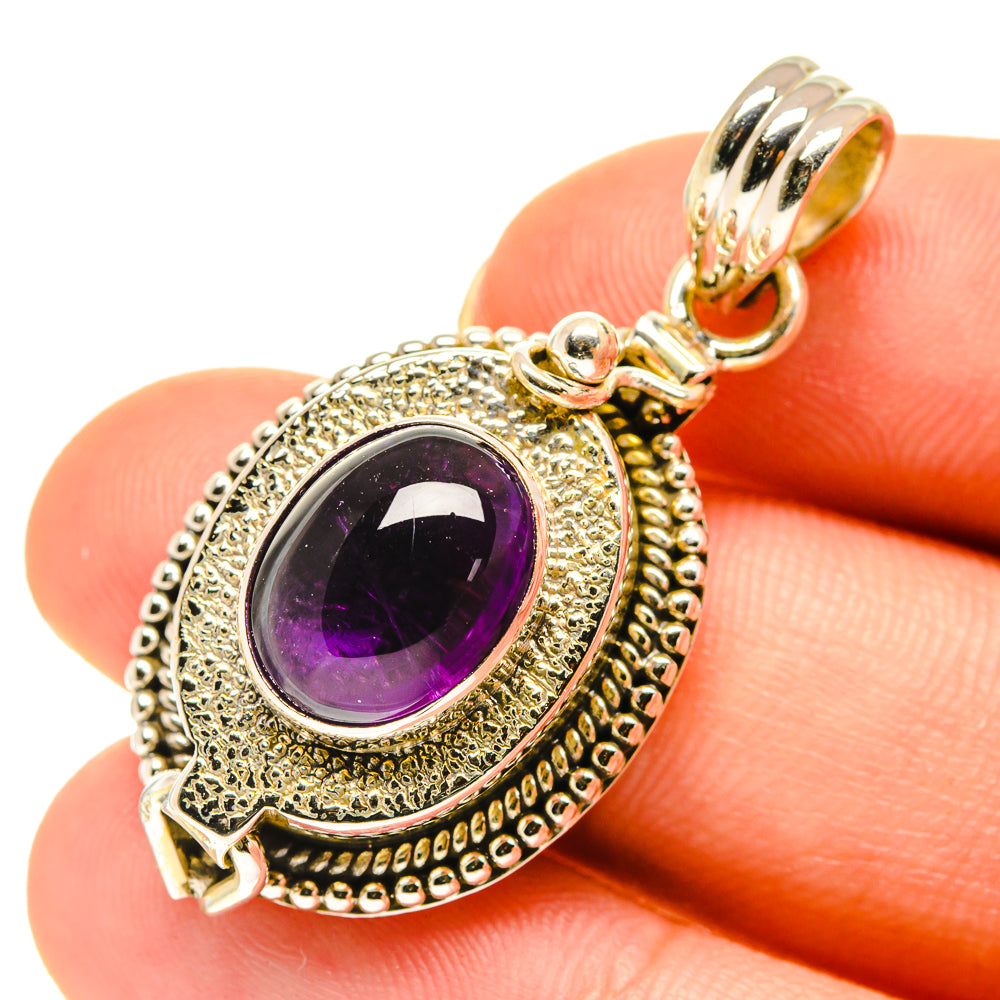 Amethyst Pendants handcrafted by Ana Silver Co - PD760625