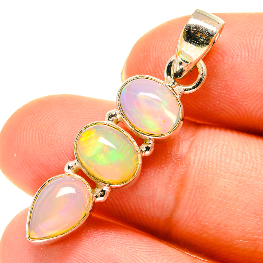 Ethiopian Opal Pendants handcrafted by Ana Silver Co - PD760626