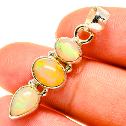 Ethiopian Opal Pendants handcrafted by Ana Silver Co - PD760627
