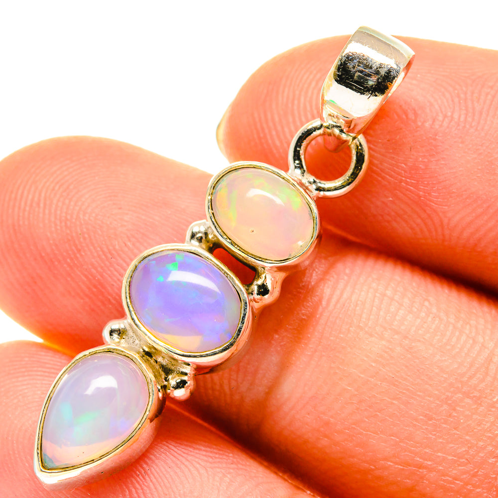 Ethiopian Opal Pendants handcrafted by Ana Silver Co - PD760628