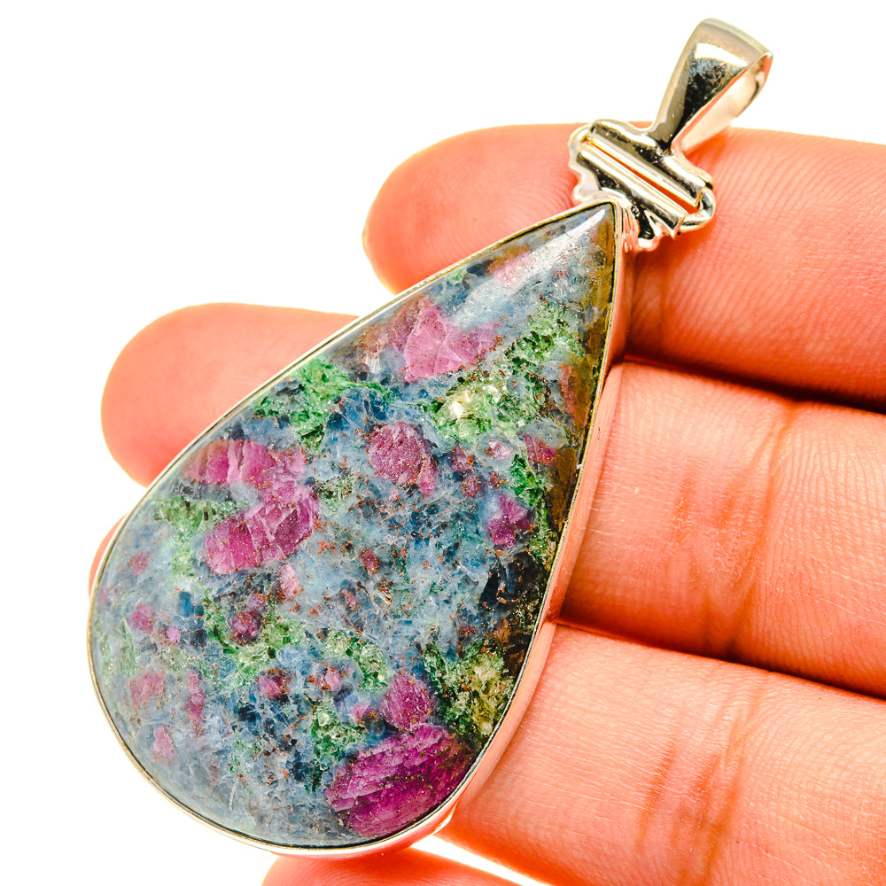 Ruby Fuchsite Pendants handcrafted by Ana Silver Co - PD760653