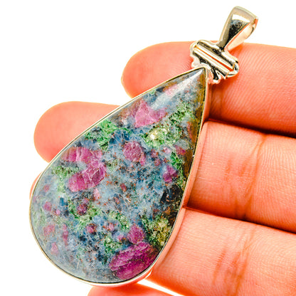 Ruby Fuchsite Pendants handcrafted by Ana Silver Co - PD760653