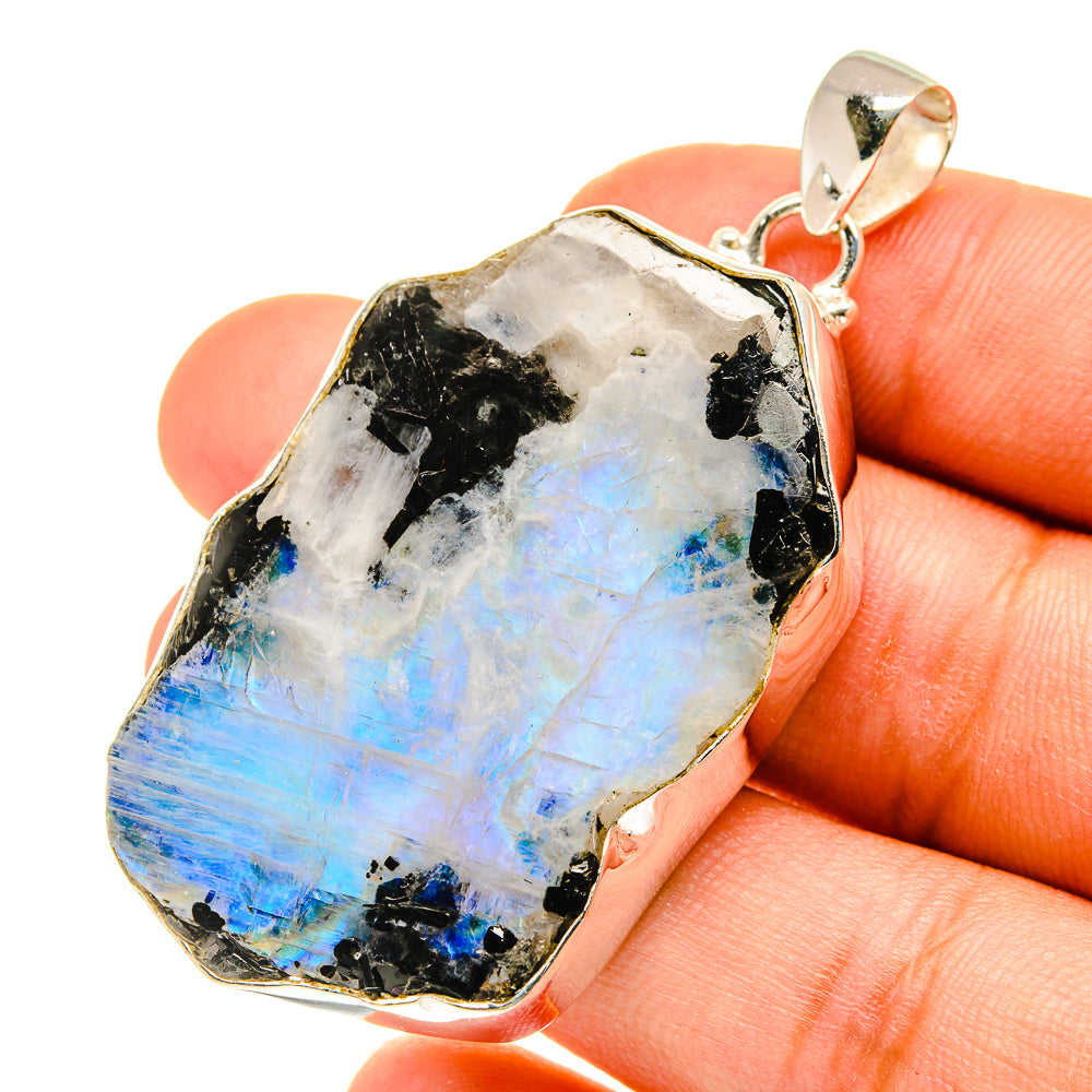 Rainbow Moonstone Pendants handcrafted by Ana Silver Co - PD760654