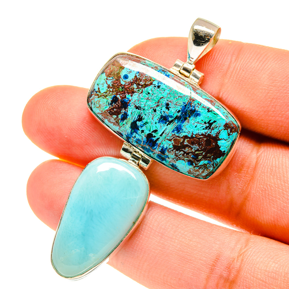 Shattuckite Pendants handcrafted by Ana Silver Co - PD760656