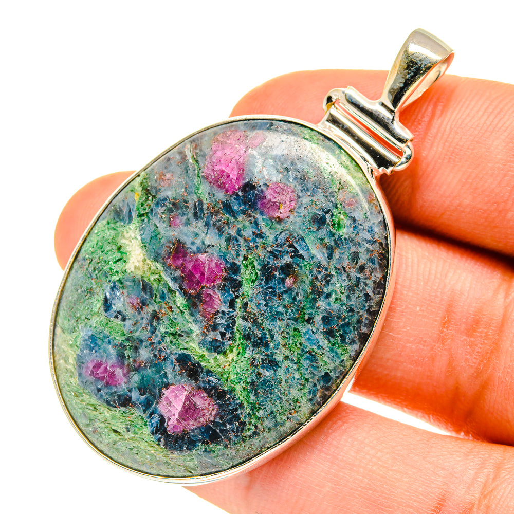 Ruby Fuchsite Pendants handcrafted by Ana Silver Co - PD760658