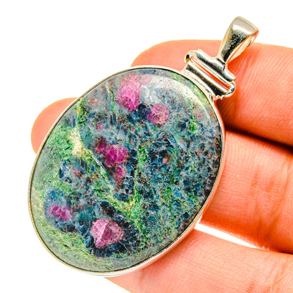 Ruby Fuchsite Pendants handcrafted by Ana Silver Co - PD760658