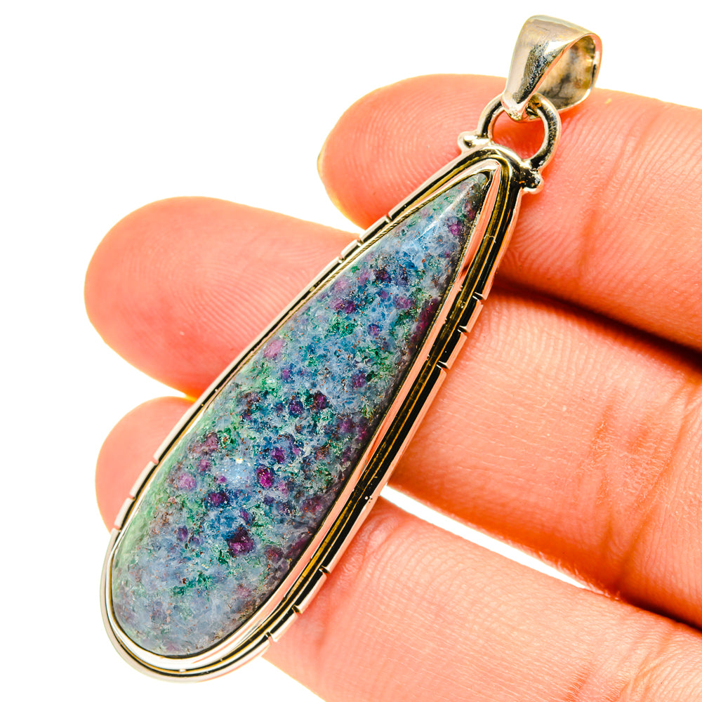 Ruby Fuchsite Pendants handcrafted by Ana Silver Co - PD760665