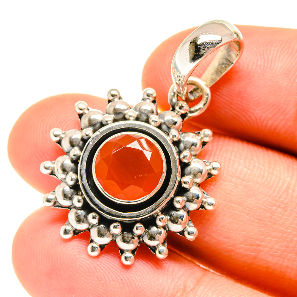 Carnelian Pendants handcrafted by Ana Silver Co - PD760678