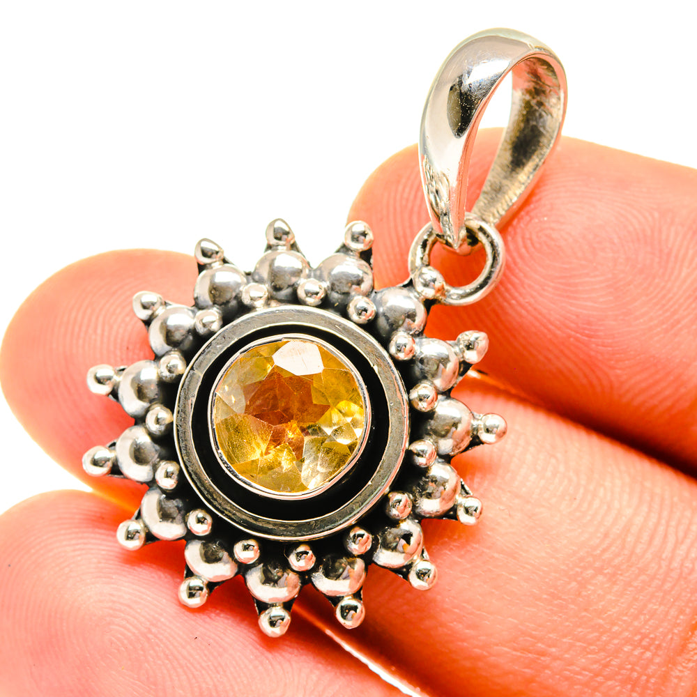 Citrine Pendants handcrafted by Ana Silver Co - PD760687