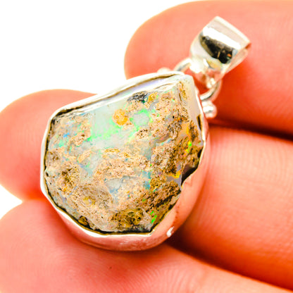 Ethiopian Opal Pendants handcrafted by Ana Silver Co - PD760688