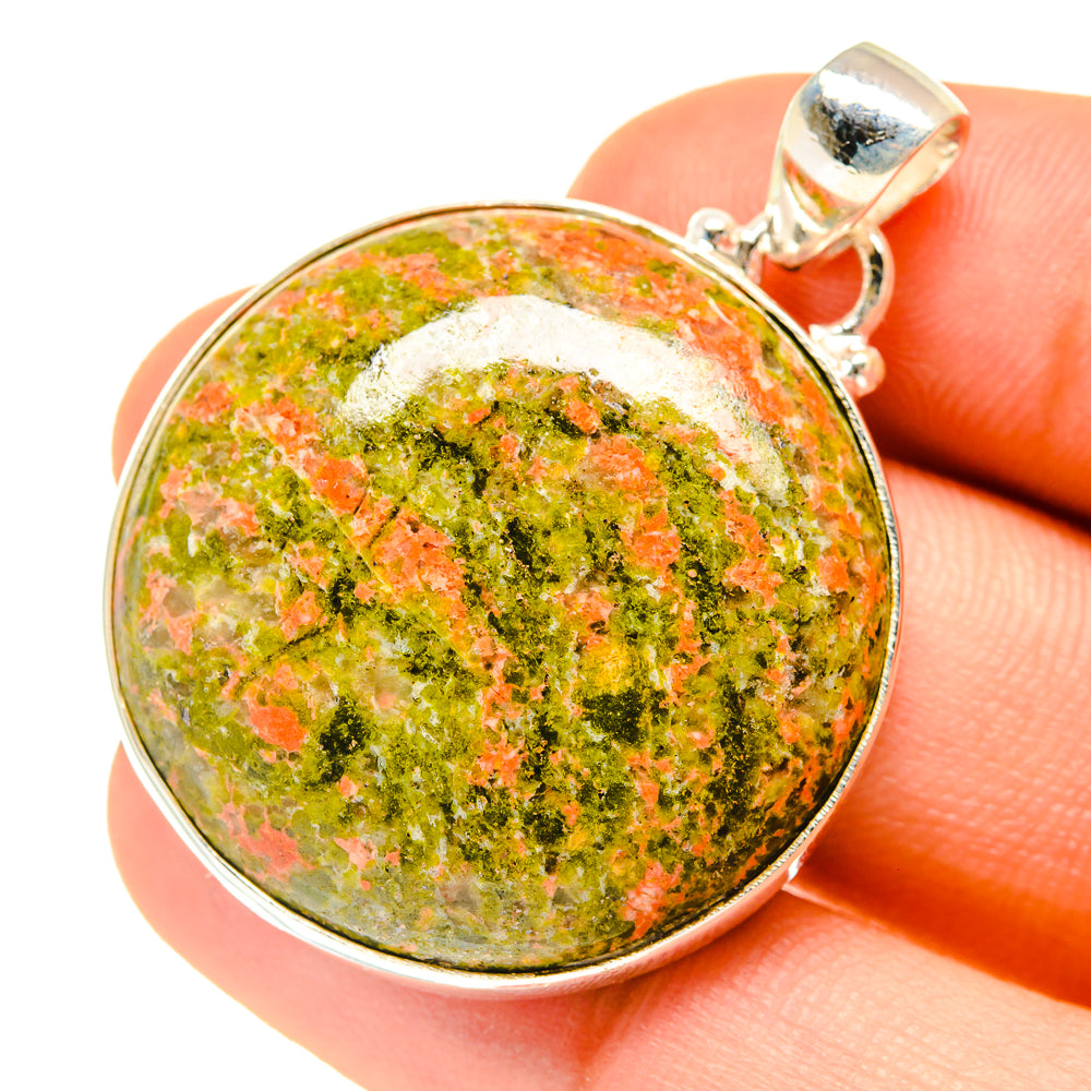 Unakite Pendants handcrafted by Ana Silver Co - PD760692