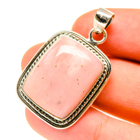 Pink Opal Pendants handcrafted by Ana Silver Co - PD760708