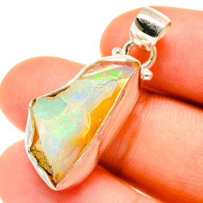 Ethiopian Opal Pendants handcrafted by Ana Silver Co - PD760709