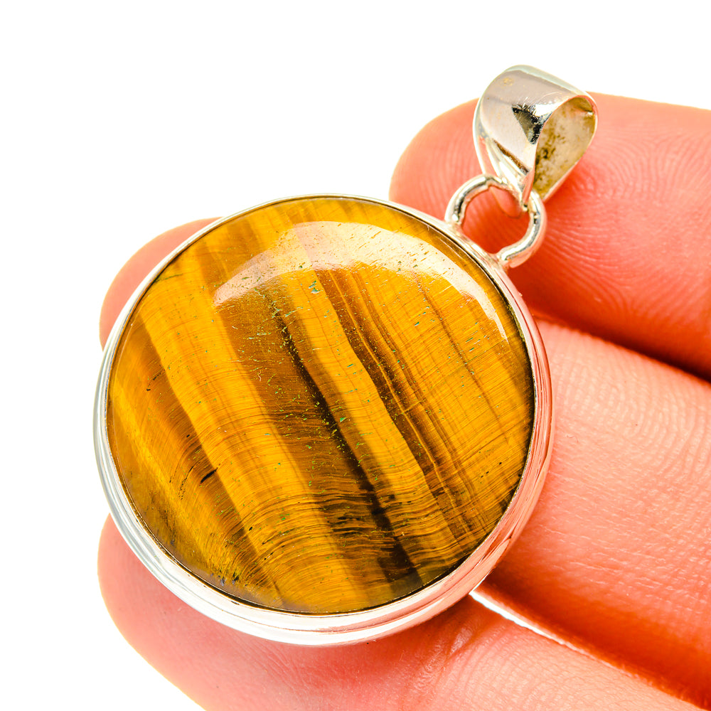 Tiger Eye Pendants handcrafted by Ana Silver Co - PD760710