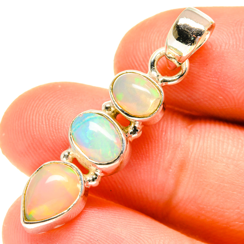 Ethiopian Opal Pendants handcrafted by Ana Silver Co - PD760711