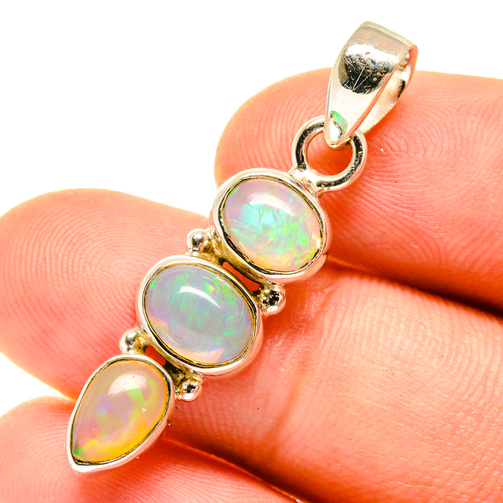 Ethiopian Opal Pendants handcrafted by Ana Silver Co - PD760715