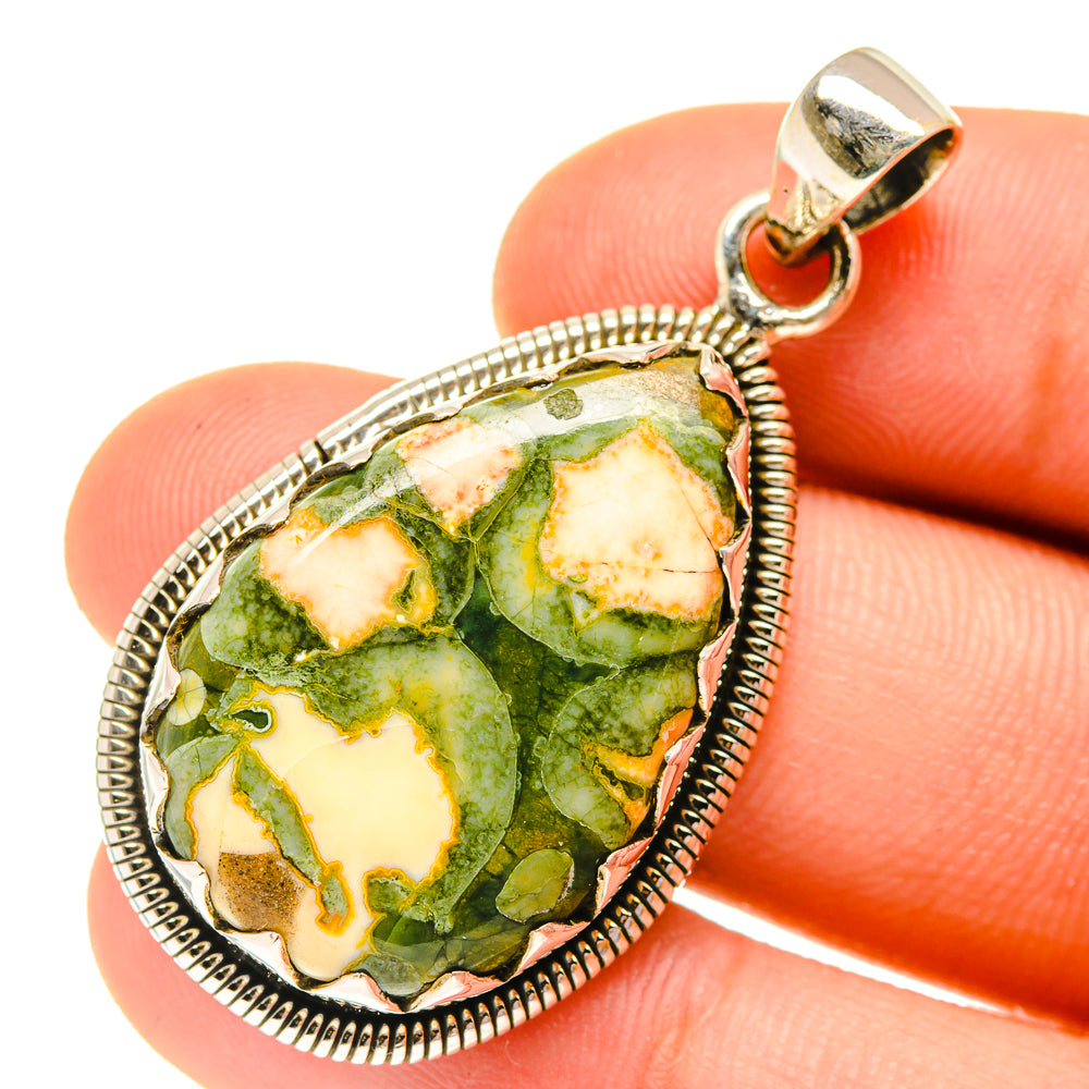 Rainforest Opal Pendants handcrafted by Ana Silver Co - PD760721
