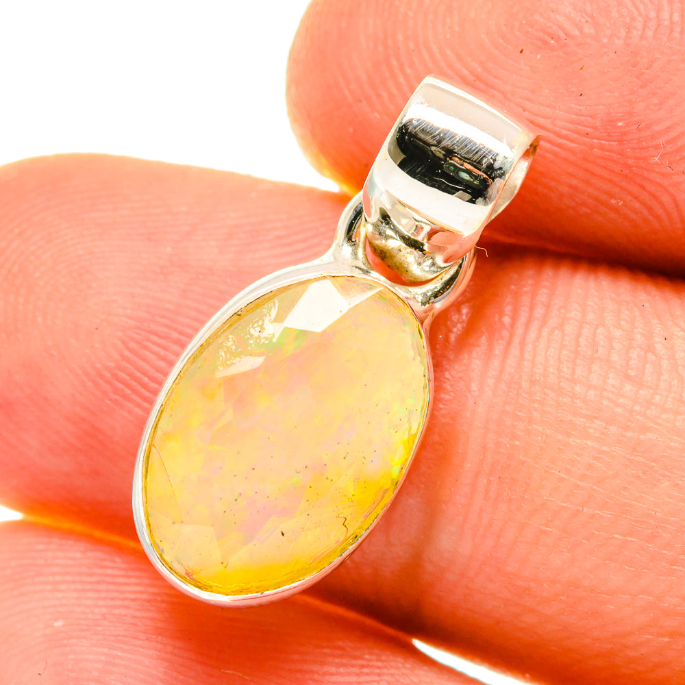 Ethiopian Opal Pendants handcrafted by Ana Silver Co - PD760735