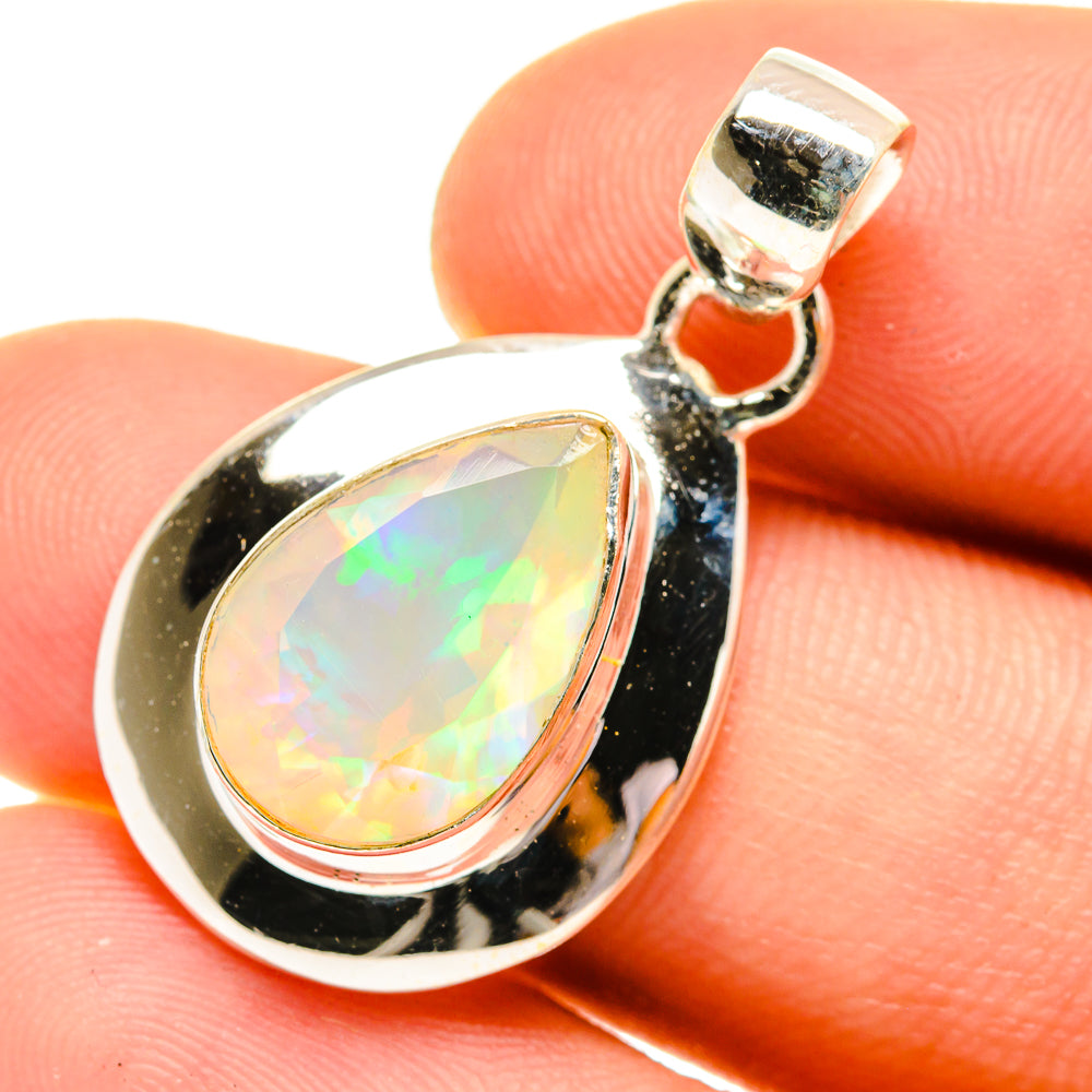 Ethiopian Opal Pendants handcrafted by Ana Silver Co - PD760736