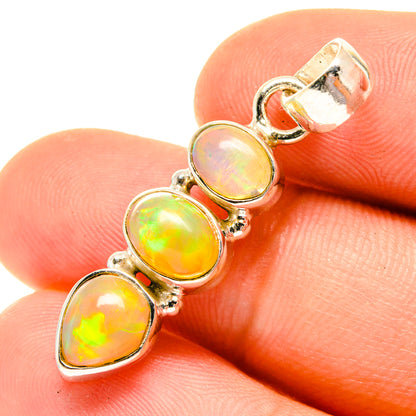 Ethiopian Opal Pendants handcrafted by Ana Silver Co - PD760740