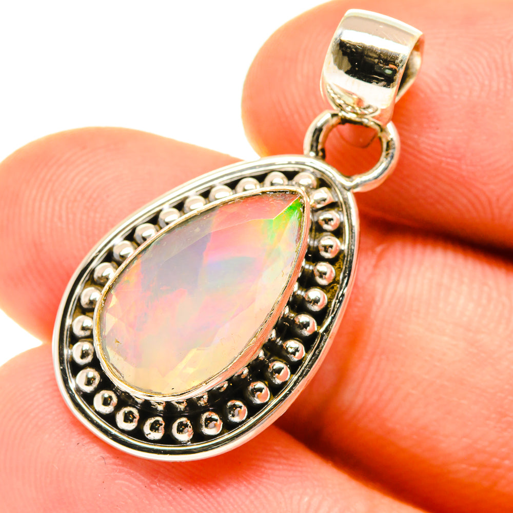 Ethiopian Opal Pendants handcrafted by Ana Silver Co - PD760748