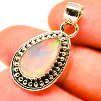 Ethiopian Opal Pendants handcrafted by Ana Silver Co - PD760748