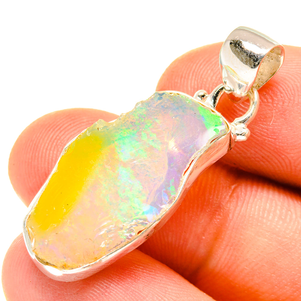 Ethiopian Opal Pendants handcrafted by Ana Silver Co - PD760753