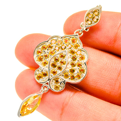 Citrine Pendants handcrafted by Ana Silver Co - PD760767