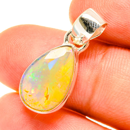 Ethiopian Opal Pendants handcrafted by Ana Silver Co - PD760773
