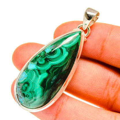 Malachite Pendants handcrafted by Ana Silver Co - PD760777
