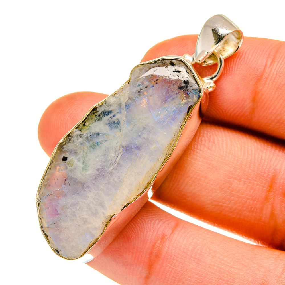 Rainbow Moonstone Pendants handcrafted by Ana Silver Co - PD760784
