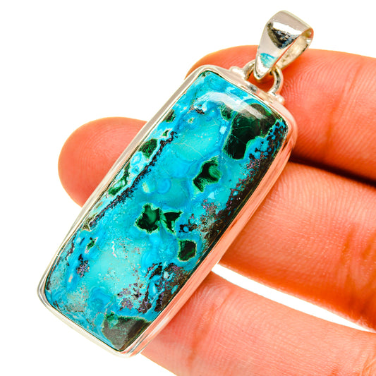 Chrysocolla Pendants handcrafted by Ana Silver Co - PD760788