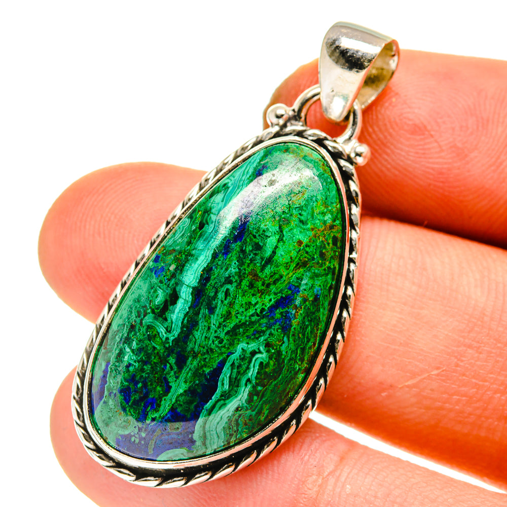 Azurite Pendants handcrafted by Ana Silver Co - PD760797
