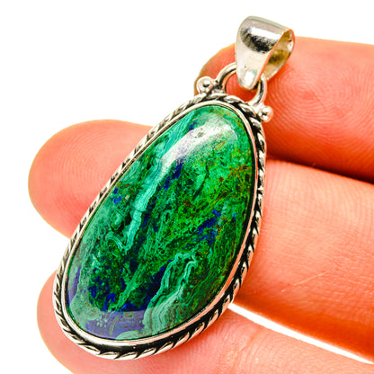 Azurite Pendants handcrafted by Ana Silver Co - PD760797